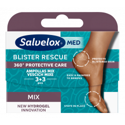 BLISTER RESCUE MIX BLISTER PANSEMENTS 3+3 UNITÉS