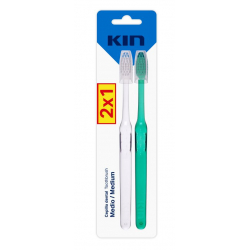 KIN CEPILLO DENTAL MEDIO 2x1