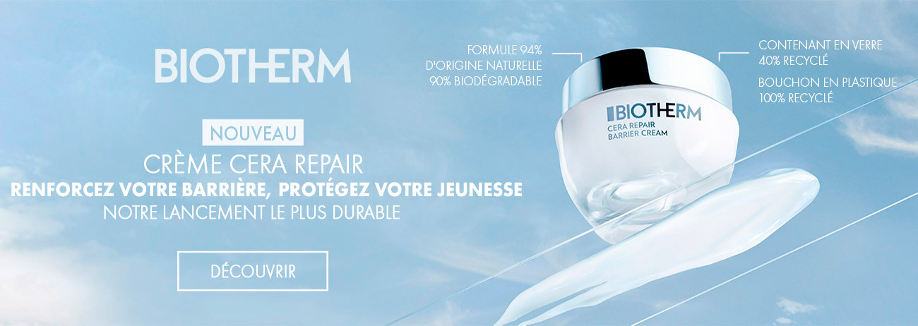 crème pour le visage cera repair barrier Biotherm