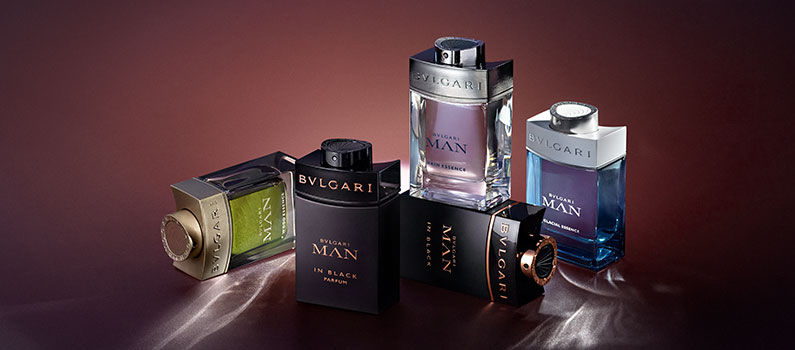 collezione di profumi per uomo Bulgari