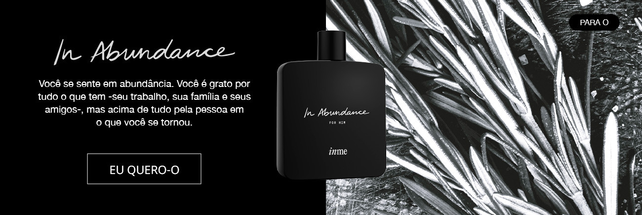 fragrância homem In Abundance Inme