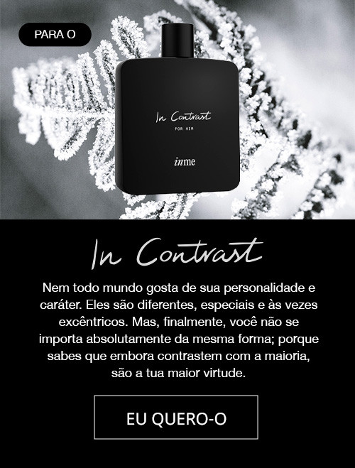 fragrância homem In Contrast Inme