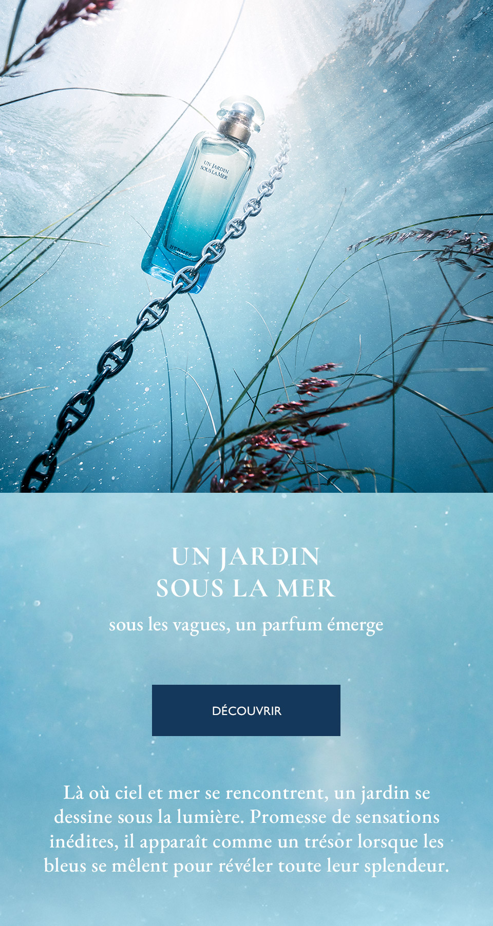 Hermès un Jardin sous la mer eau de toilette