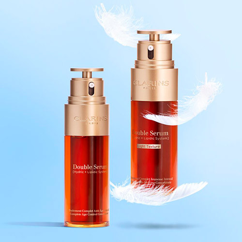 double Sérum light Clarins Saint Valentin double Sérum light Clarins Saint Valentin