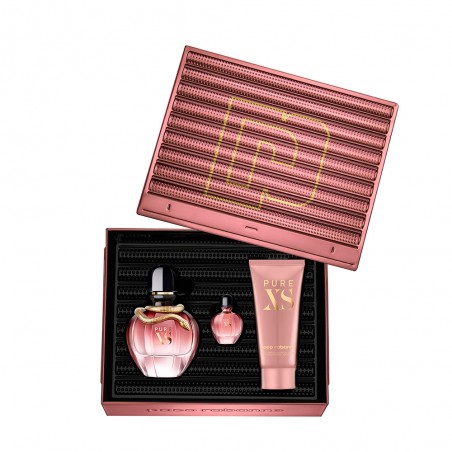 PURE XS For Her Estuche Eau De Parfum 80ml + BL 100ml + Miniatura 6ml