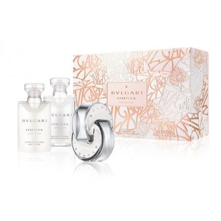 OMNIA CRYSTALLINE Estuche Eau de Toilette 65ml + BL 75ml + Gel 75ml + Trousse