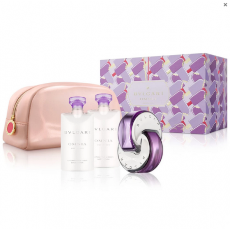 OMNIA AMETHYSTE Estuche Eau De Toilette 65ml + 2 X Gel 75ml + Trousse