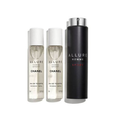 Allure Homme Sport Eau de Toilette Spary Ricaricabile 3X20ml