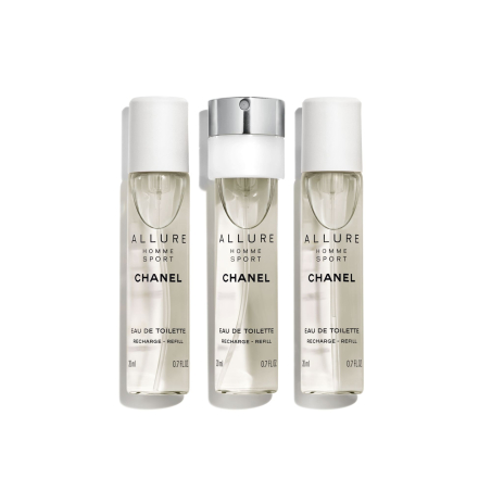Allure Homme Sport Eau de Toilette Spary Ricaricabile 3X20ml