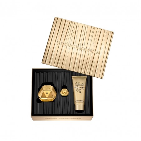 COFRE Lady Million EDP V.80ml + Body Lotion 100ml + Mini 5ml