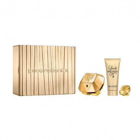 COFRE Lady Million EDP V.80ml + Body Lotion 100ml + Mini 5ml
