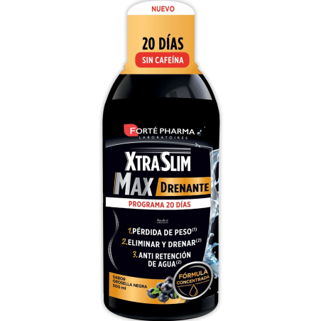 Xtra Slim Max Drenante Sapore Ribes Nero