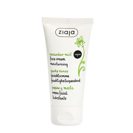 Cetriolo e Menta Crema Idratante per Pelli Miste o Grasse