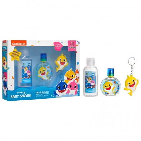 SET Baby Shark EDT V.50ml + Gel de Manos 100ml + Llavero