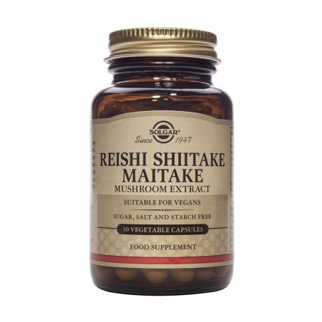 REISHI SHIITAKE MAITAKE Cápsulas Vegetales