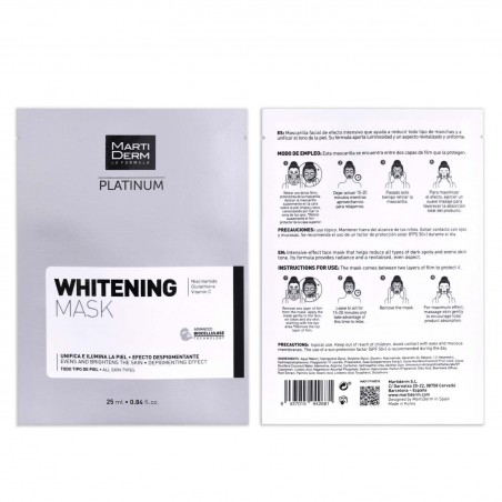 PLATINUM Whitening Mask 5 Uds.