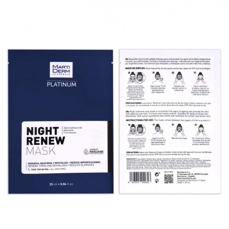 PLATINUM Night Renew Mask 5 Uds.