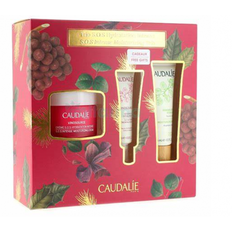 VINOSOURCE SOS CRÈME 50 ML : CADEAU SÉRUM 10 ML + MASQUE 25 ML