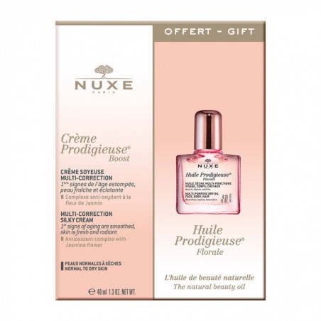 Prodigieuse Boost Crema Setosa + Huile Prodigieuse Florale Confezione Regalo