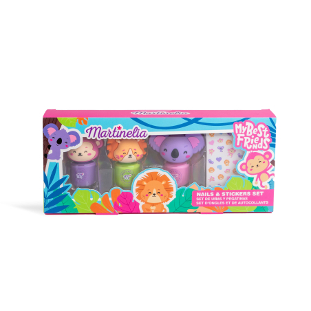 Set Manicure per Bambini My Best Friends & Stickers