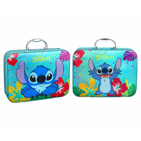 Set MetÃ¡lico de Maquillaje Maleta Stitch