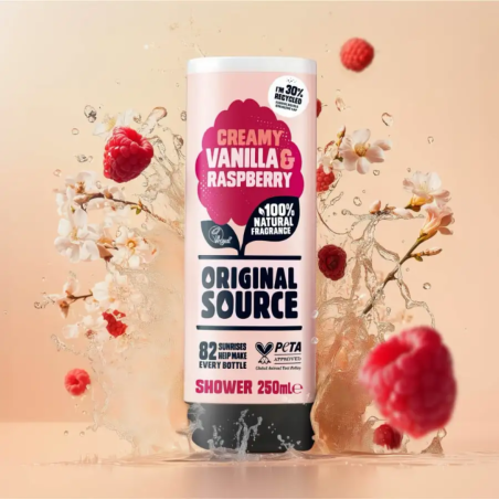 Vanilla & Raspberry Body Wash