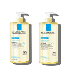 Set di olio detergente Lipikar AP+ -50% 2ª Unità