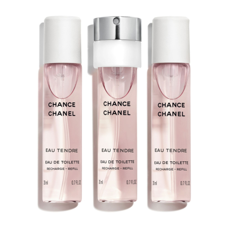 Chance Eau Tendre Eau de Toilette Twist And Spray 3X20ml
