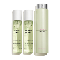 Chance Eau Fraîche Eau de Toilette Twist And Spray 3X20ml