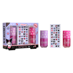 Duo Set with 2 Nail Polishes and Nail Decorations