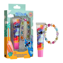 Stitch Multicolor Lip Gloss with Bracelet