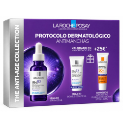 Set Protocolo Antimanchas Mela B3  + Mela B3 15ml +Anthelios Uvmune 400 spf50 15ml