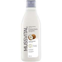 Mussvital Essential Gel da Bagno all'olio di Cocco 750 ml