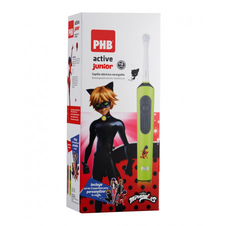 PHB BROSSE ÉLECTRIQUE RECHARGEABLE ACTIVE JUNIOR GREEN LADYBUG