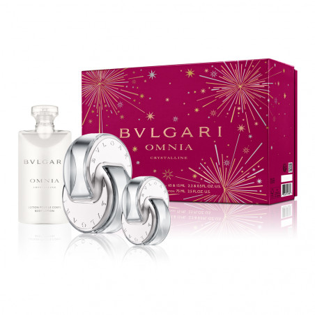 OMNIA CRYSTALLINE XMAS SET 2022 EAU DE TOILETTE  65 ML + 15 ML + LC 75ml