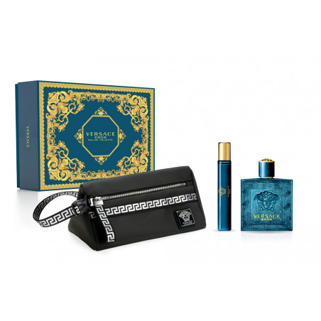 VERSACE POUR HOMME EROS EDT 100 ML + VIAL 10 ML + NECESER VERSACE OFICIAL
