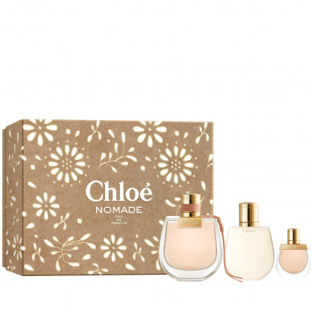 CHLOÉ NOMADE  COFFRET EAU DE PARFUM VAPORISATEUR 75 ML+BODY LOTION 100 ML+MINI EDP