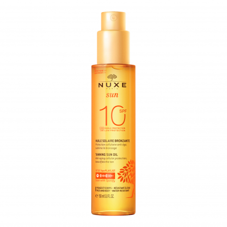 NUXE SUN TANNING OIL ROSTO E CORPO SPF10 150ML