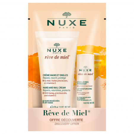 DOYPACK RÊVE CRÈME POUR LES MAINS AU MIEL + STICK À LÈVRES