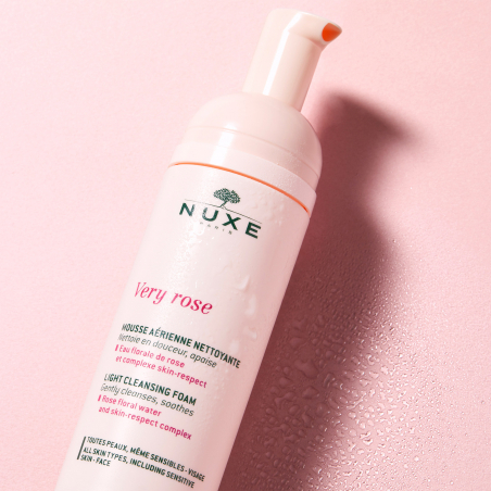 NUXE VERY ROSE ESPUMA DE LIMPEZA LEVE 150 ML.