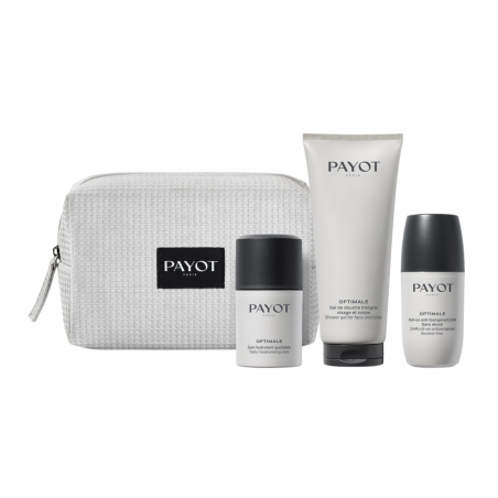 CAIXA 4 PEÇAS PAYOT OPTIMALE GEL DE DUCHE PARA ROSTO E CORPO