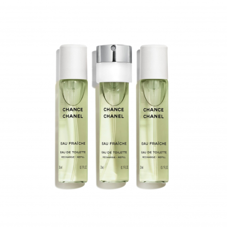 Chance Eau Fraîche Eau de Toilette Twist And Spray 3X20ml