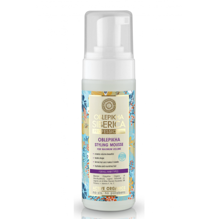 Oblepikha Styling Mousse for Maximum Volume 200ml