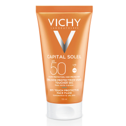CAPITAL SOLEIL CREME PROTECTOR PARA O ROSTO TOQUE SECO SPF 50 50ML