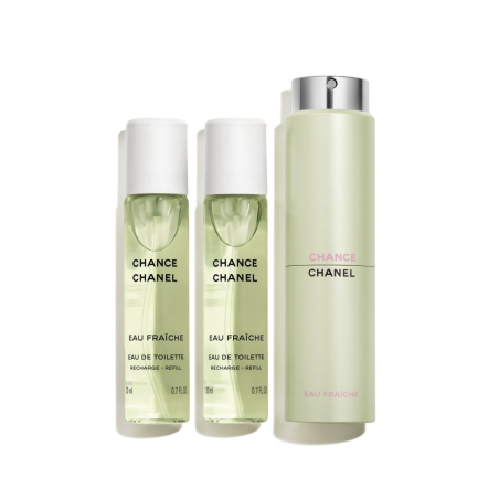 Chance Eau Fraîche Eau de Toilette Twist And Spray 3X20ml