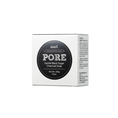 Pore gentle black sugar charcoal soap 10