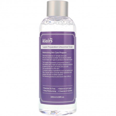 Supple preparation unscented toner 180ml