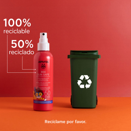 Bee Sun Safe Hydra Sun Loção em Spray Infantil SPF 50