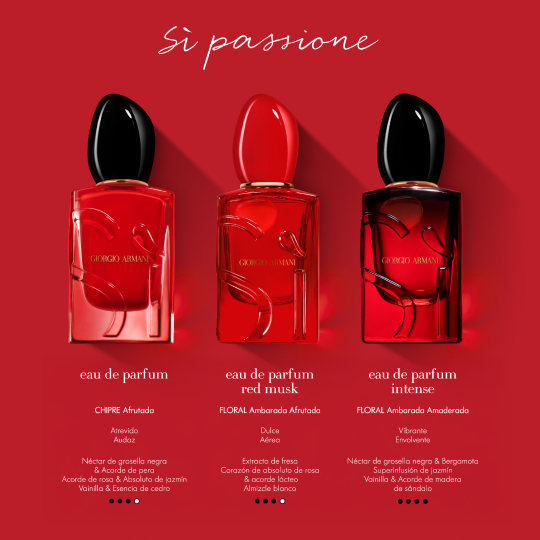 Si Passione Red Musk Perfume para Mulher de Giorgio Armani de Armani