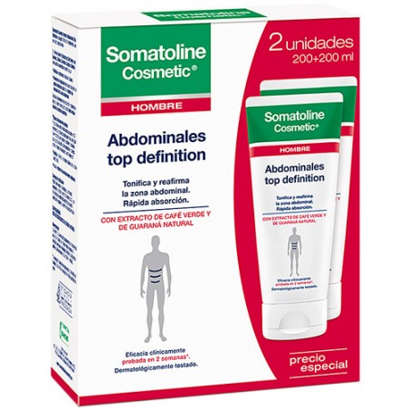 PACK SOMATOLINE MAN ABDOMINALES 2X200ML